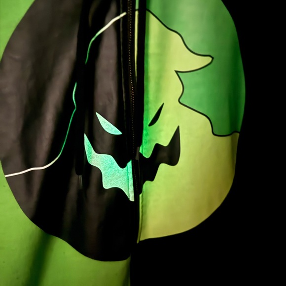 NBC Oogie Boogie Green and Black Graphic Hoodie - Picture 2 of 14
